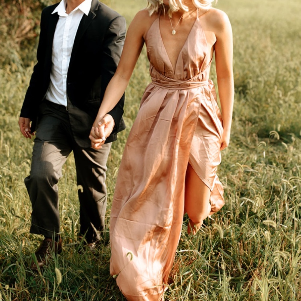 Akela Maxi Dress Dusty Pink XS
